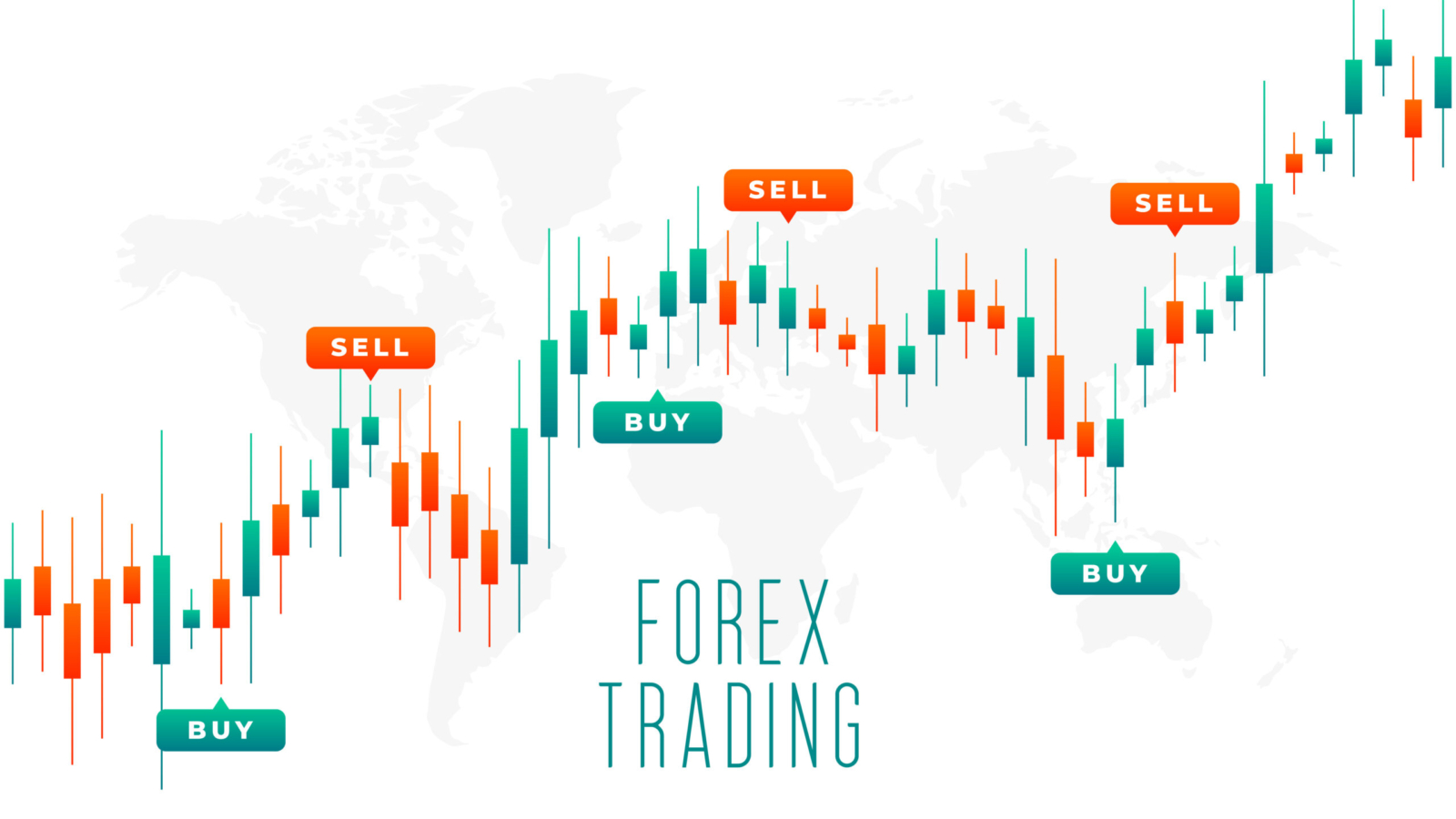 forex trading chart background for world finance management vector