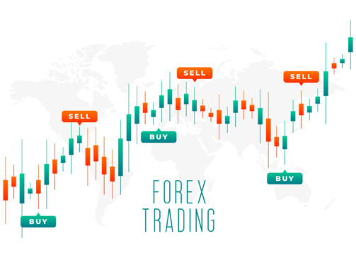 forex trading chart background for world finance management vector